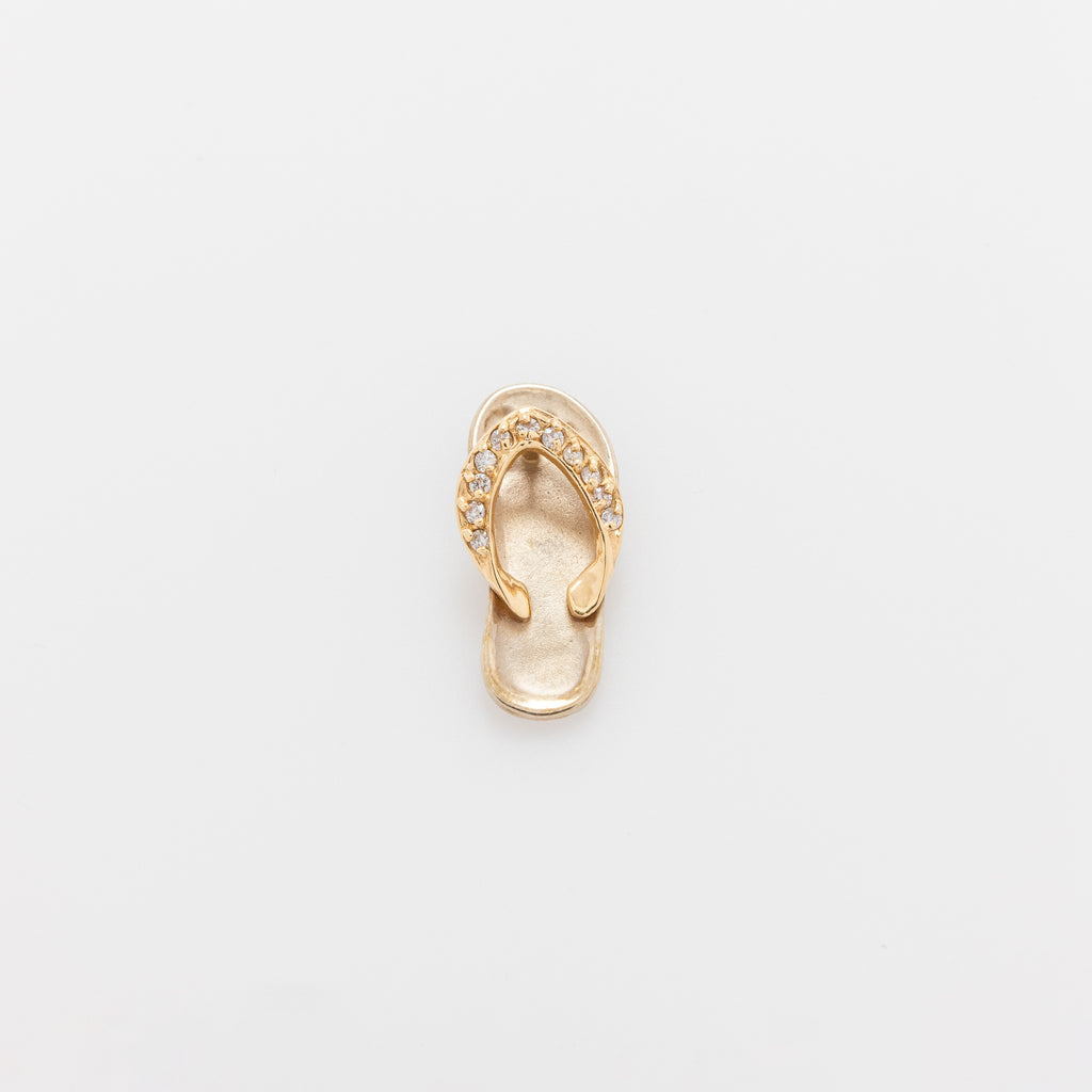 Diamond Green Gold Rightie Slippah