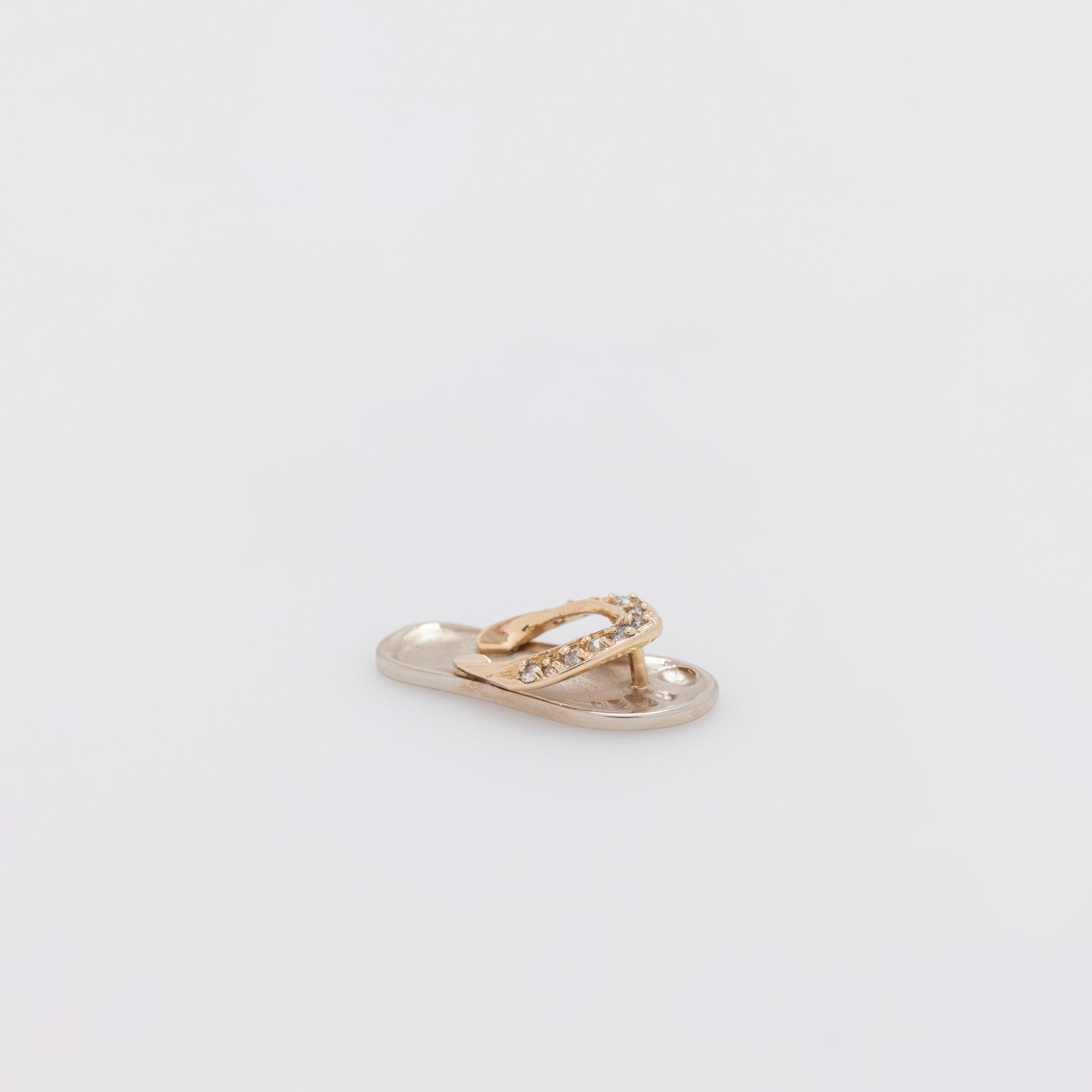 Diamond Green Gold Rightie Slippah