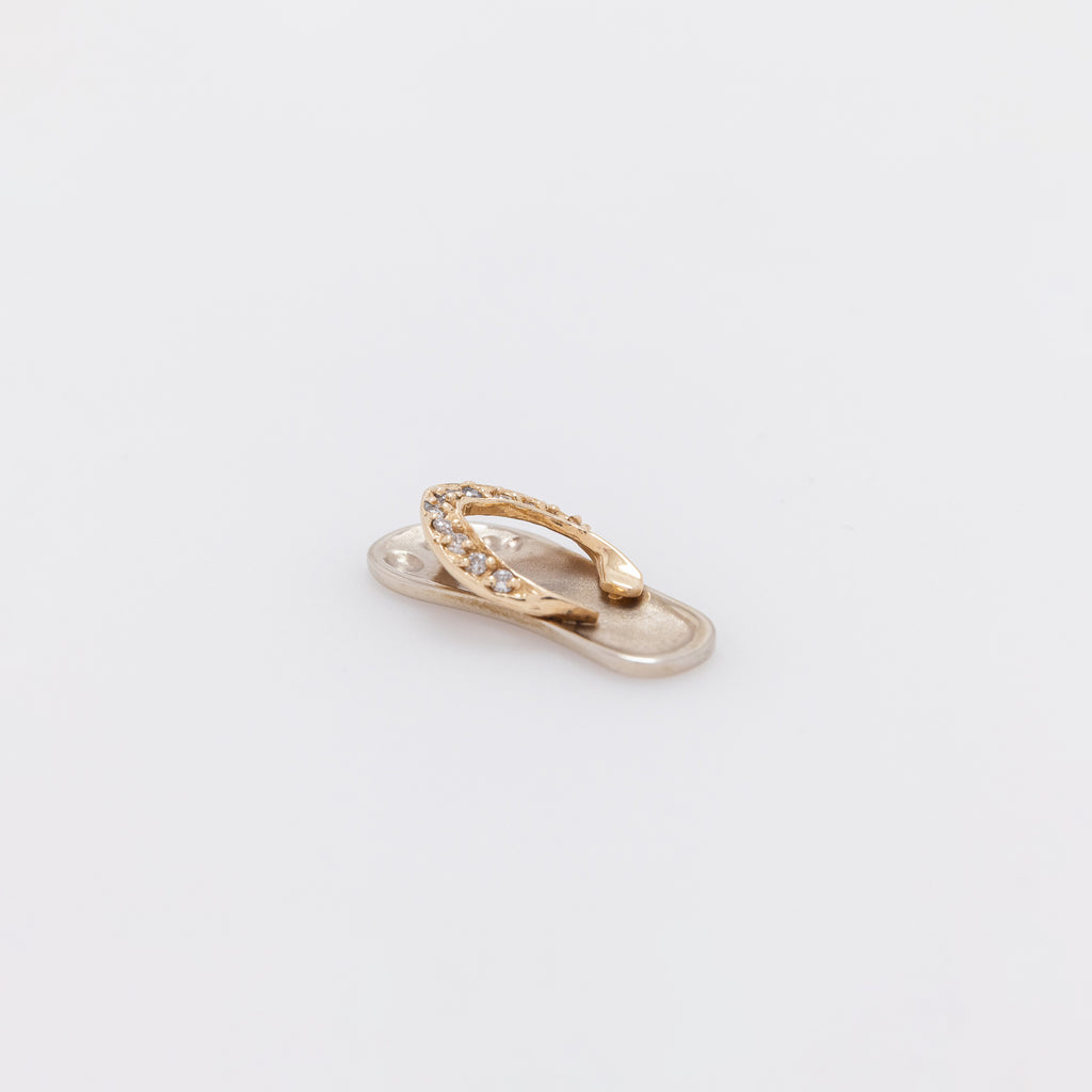 Diamond Green Gold Rightie Slippah