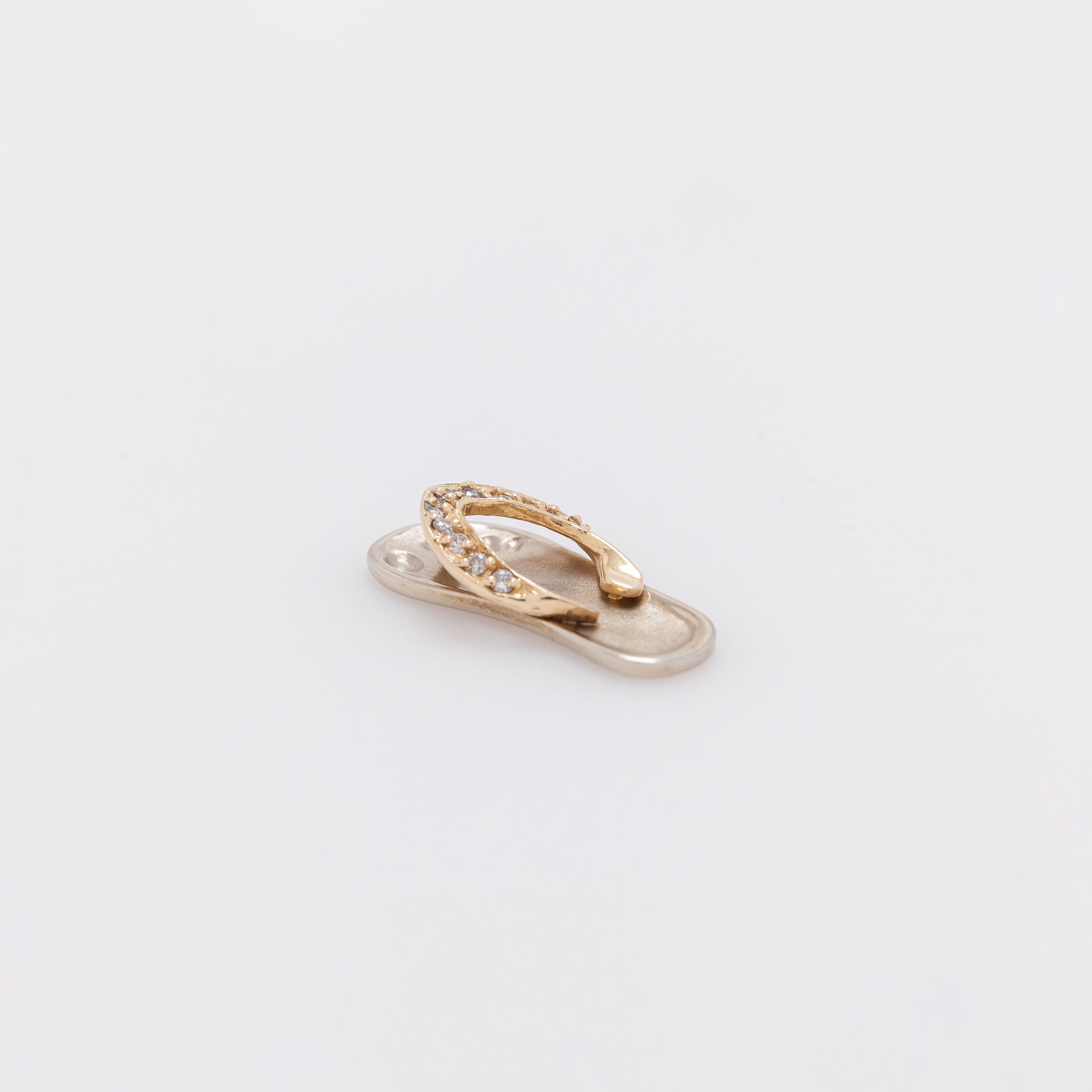 Diamond Green Gold Rightie Slippah