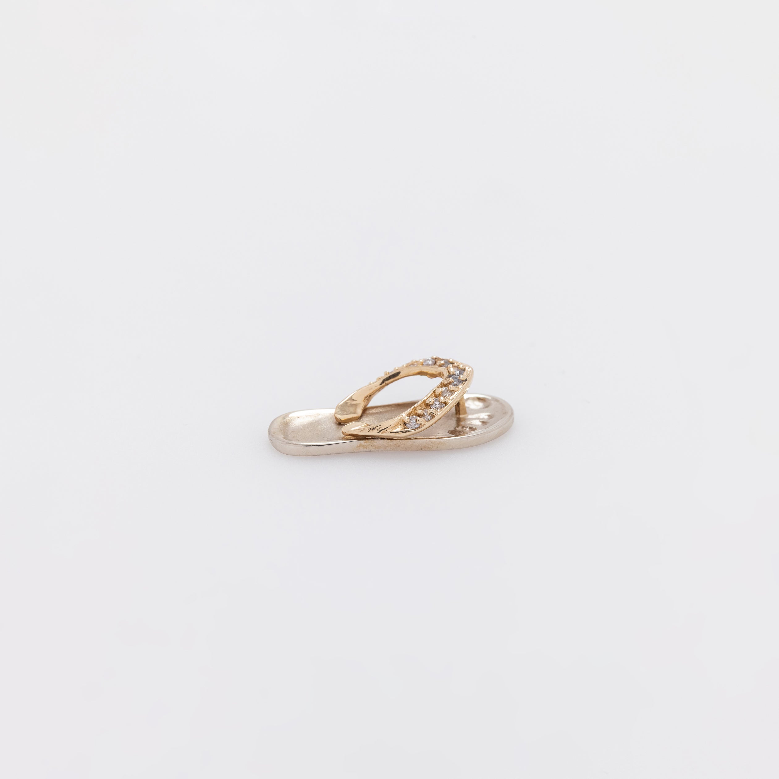 Diamond Green Gold Rightie Slippah