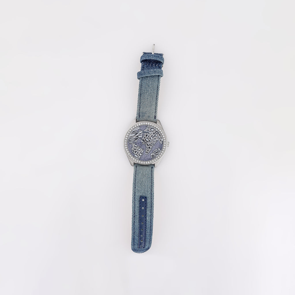 Denim Globe Guess Watch