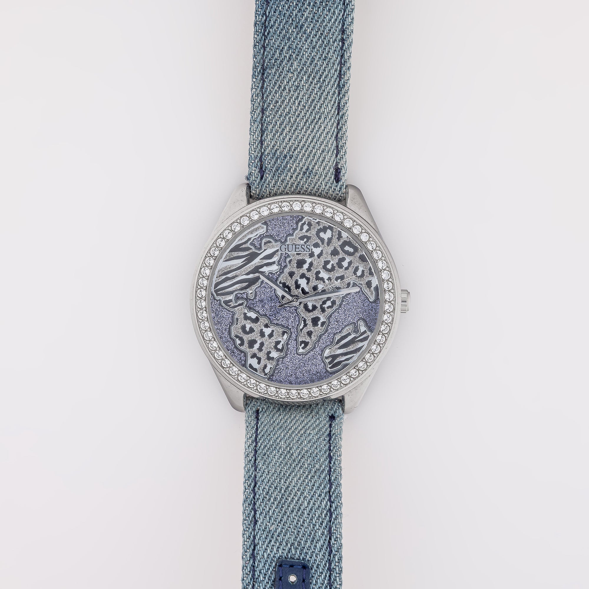 Denim Globe Guess Watch