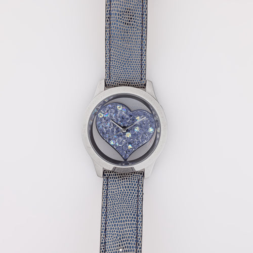 Aoi Crystal Heart Guess Watch
