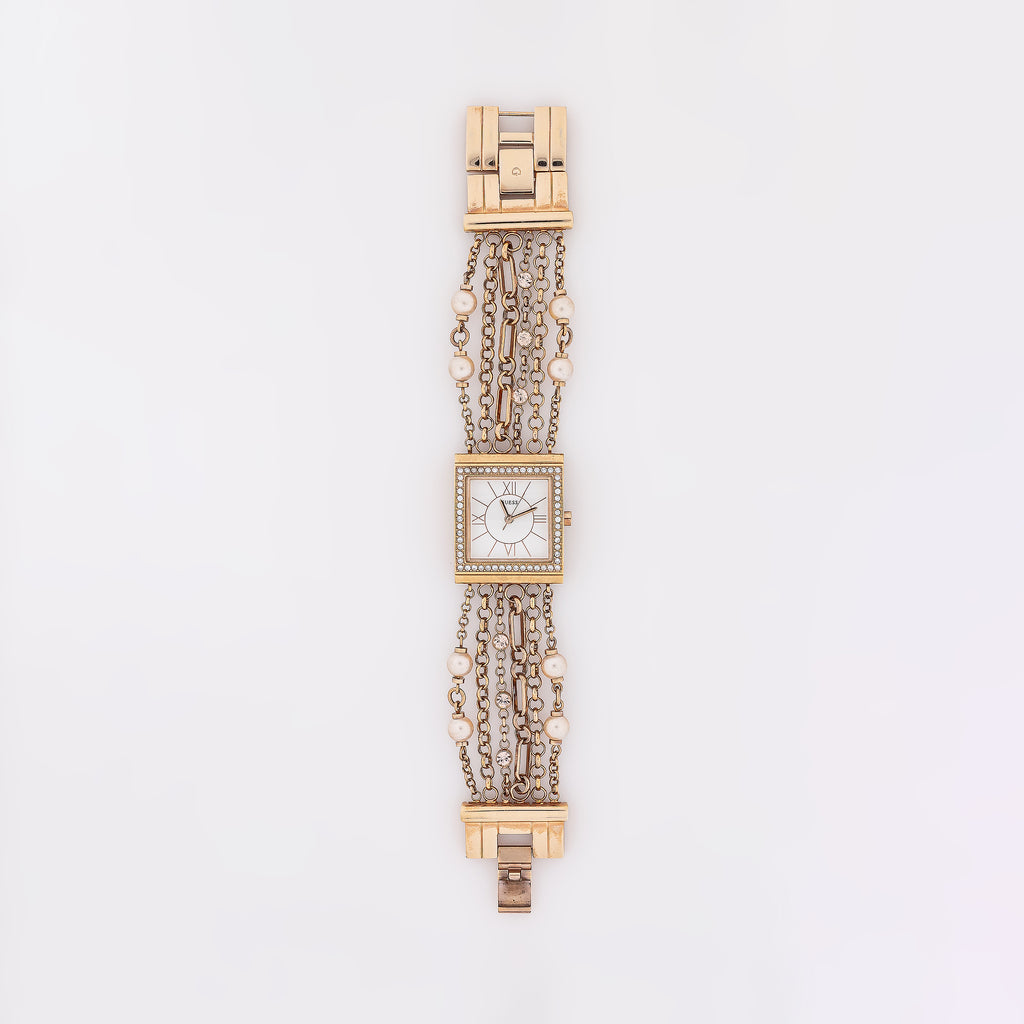 Roku Guess Watch in Rose Gold
