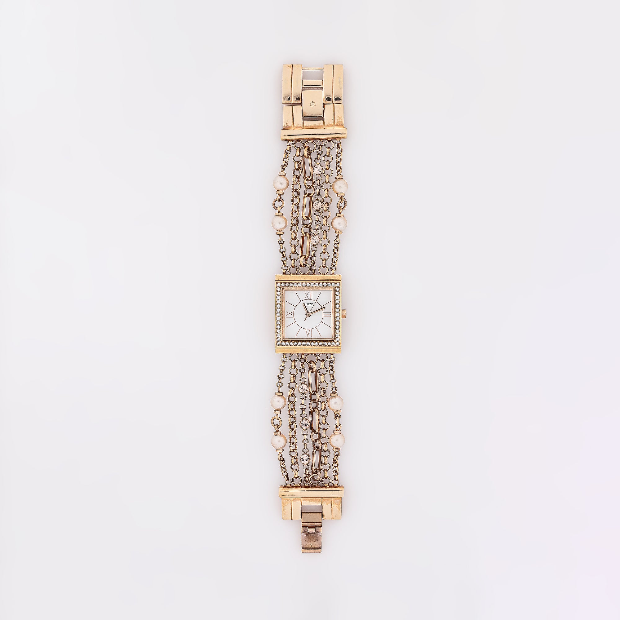 Roku Guess Watch in Rose Gold