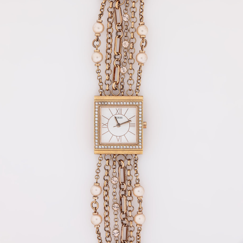 Roku Guess Watch in Rose Gold