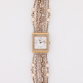 Roku Guess Watch in Rose Gold