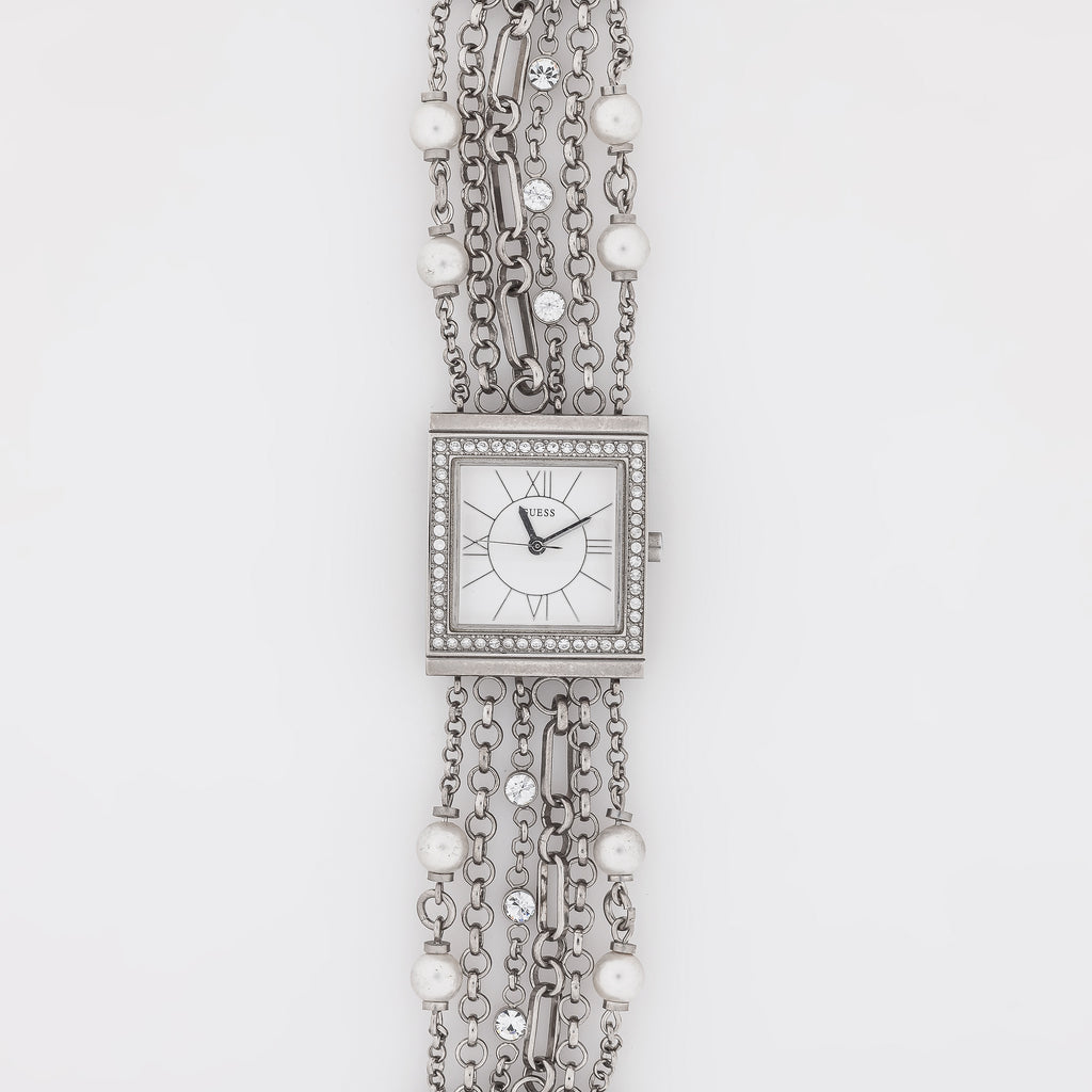 Roku Guess Watch in Silver