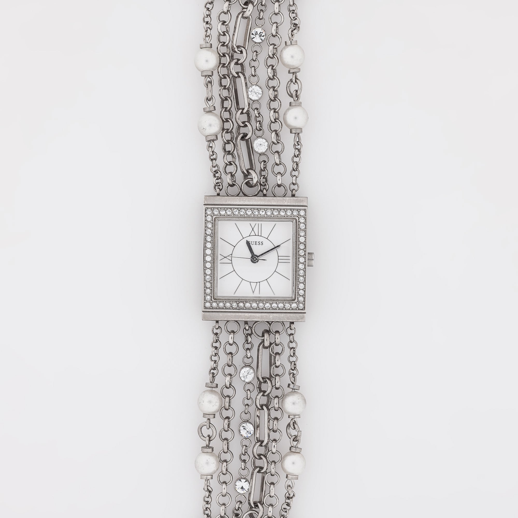 Roku Guess Watch in Silver