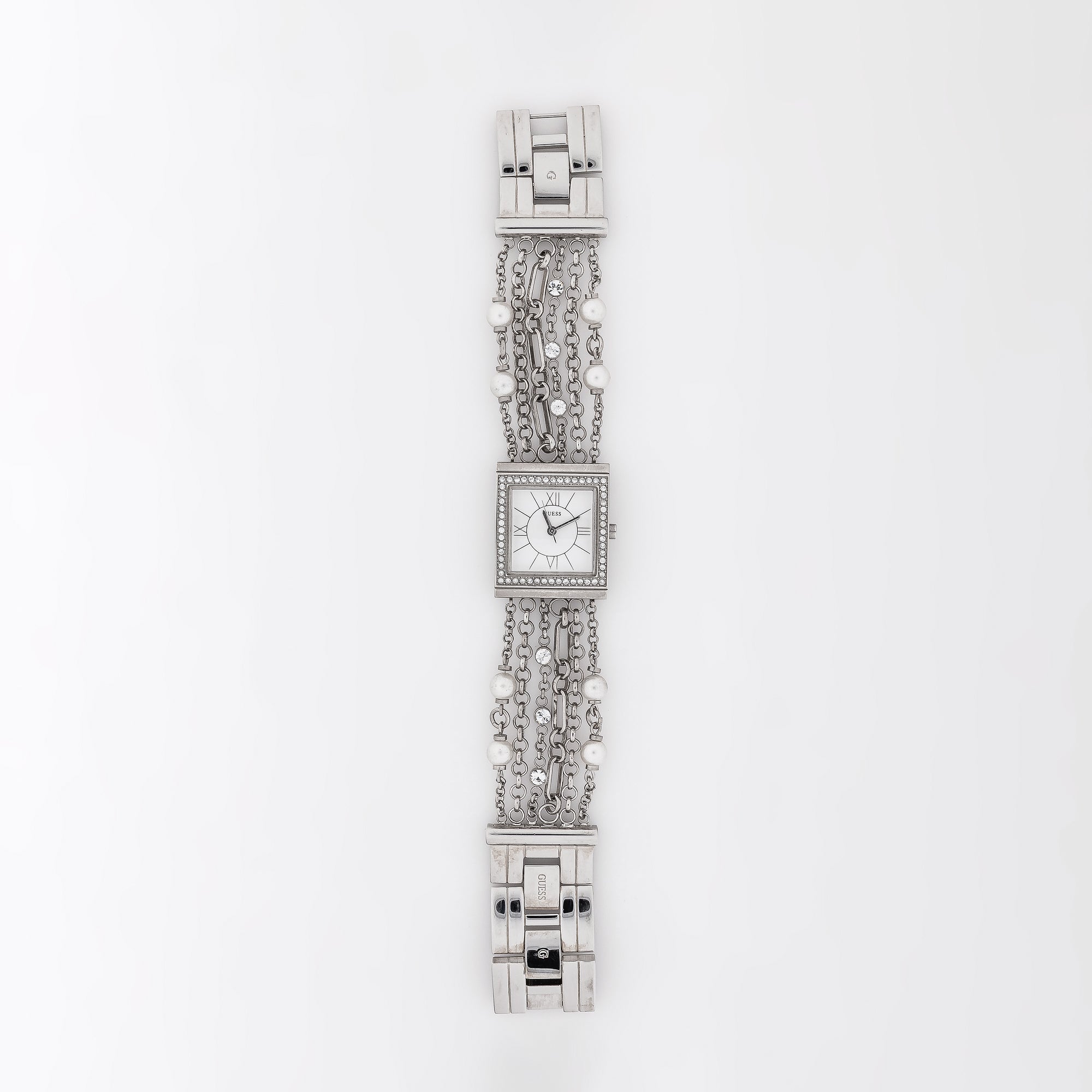 Roku Guess Watch in Silver