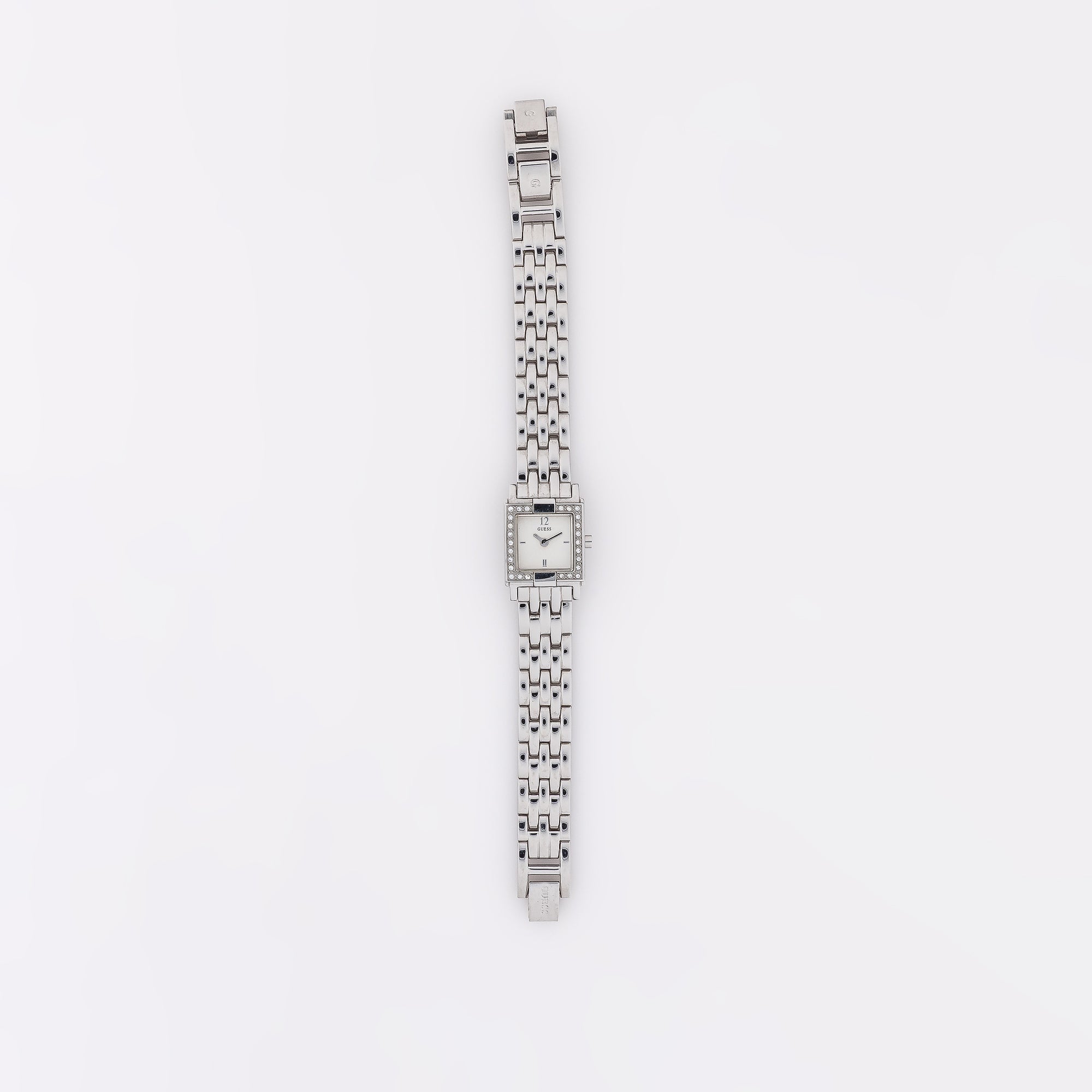 Square CZ Frame Guess Watch
