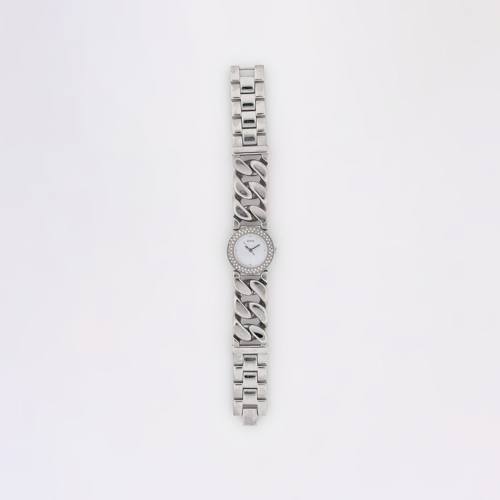 Circle Cuban Link Guess Watch