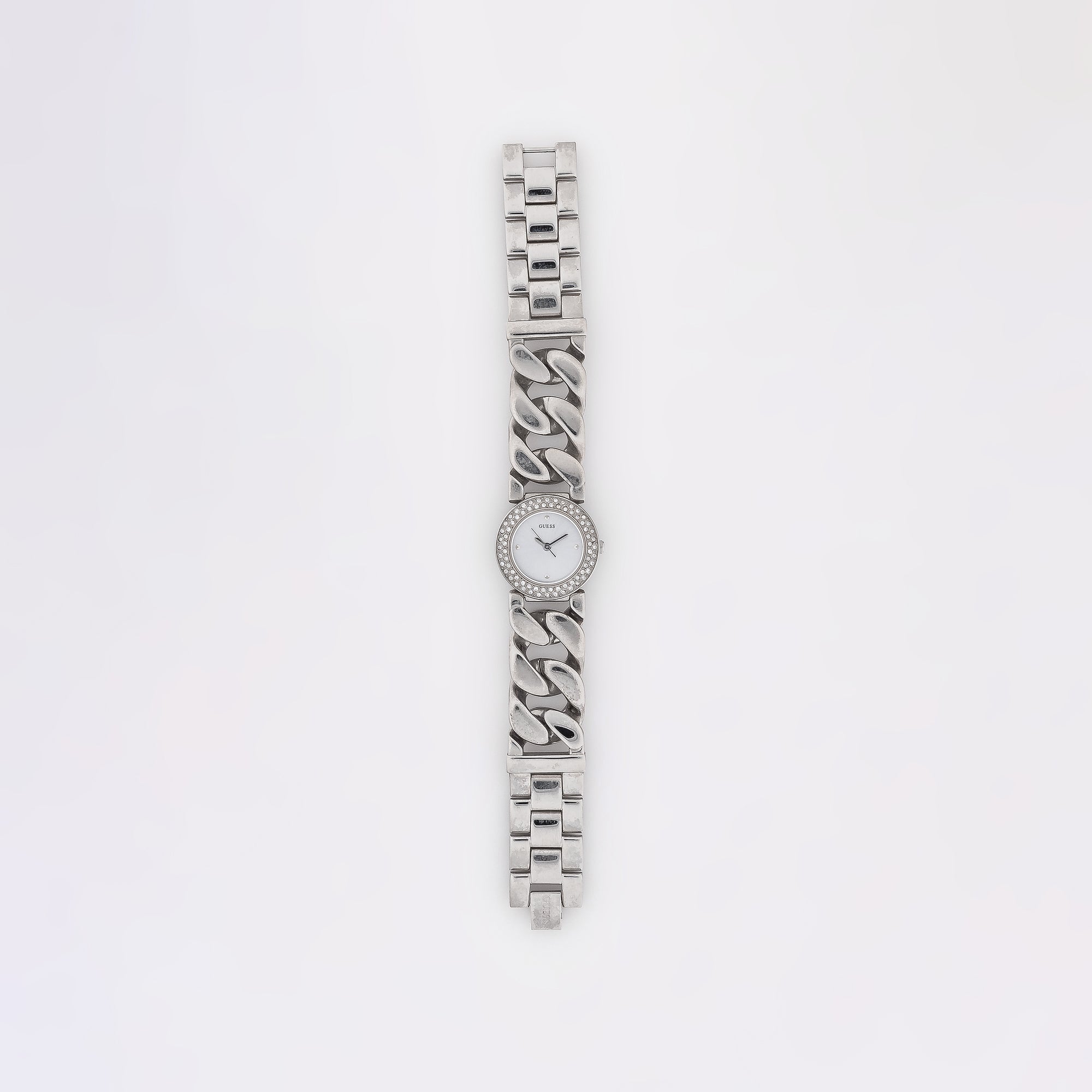 Circle Cuban Link Guess Watch