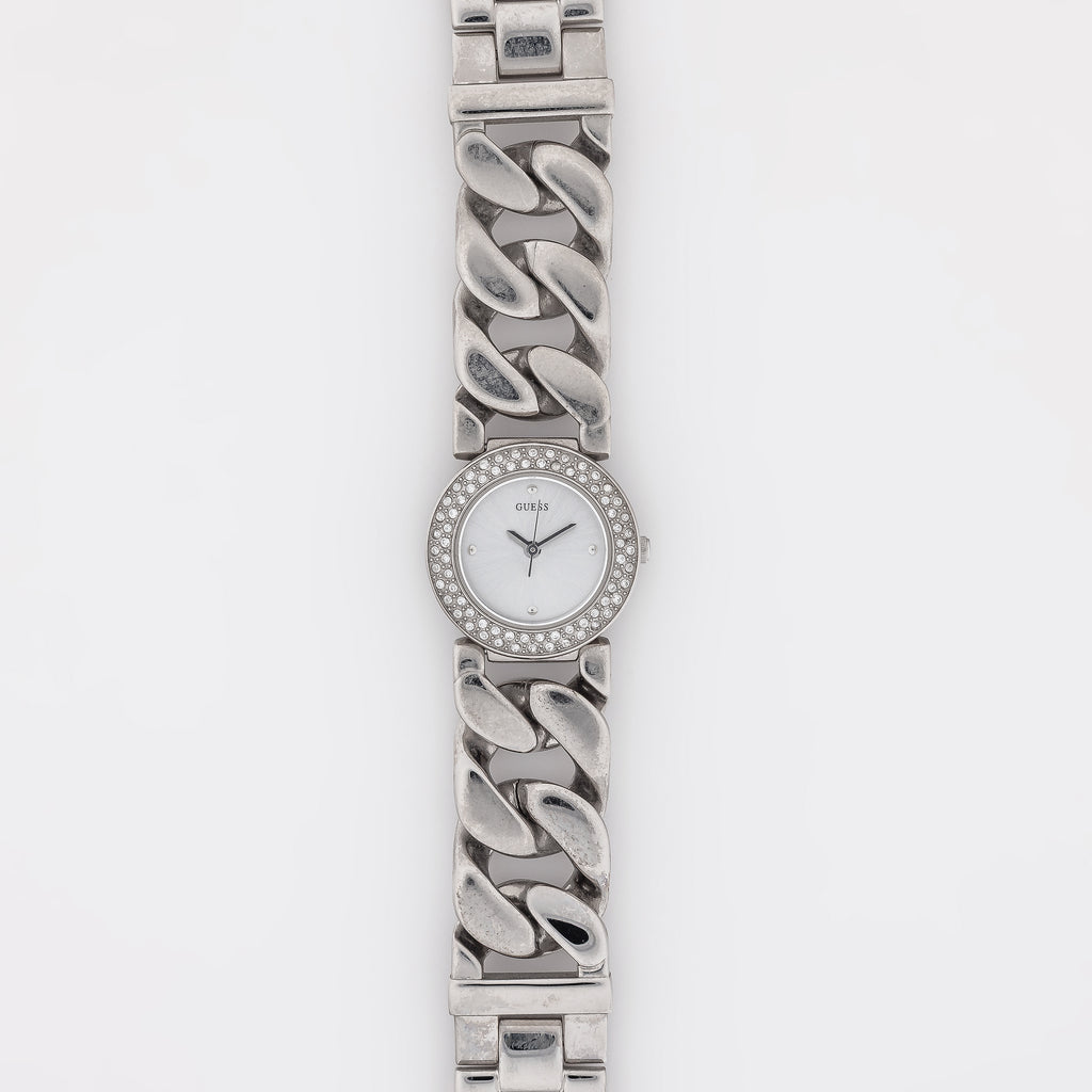 Circle Cuban Link Guess Watch