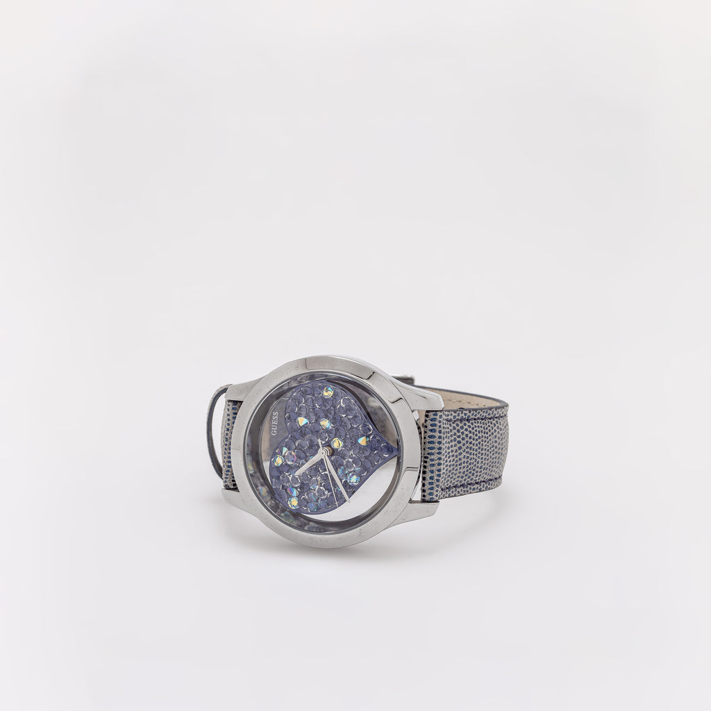 Aoi Crystal Heart Guess Watch
