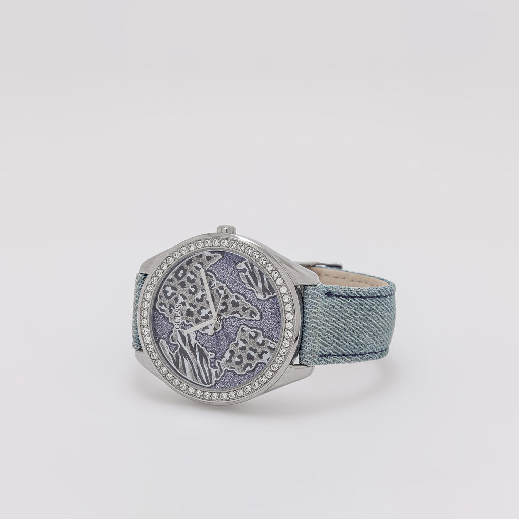 Denim Globe Guess Watch