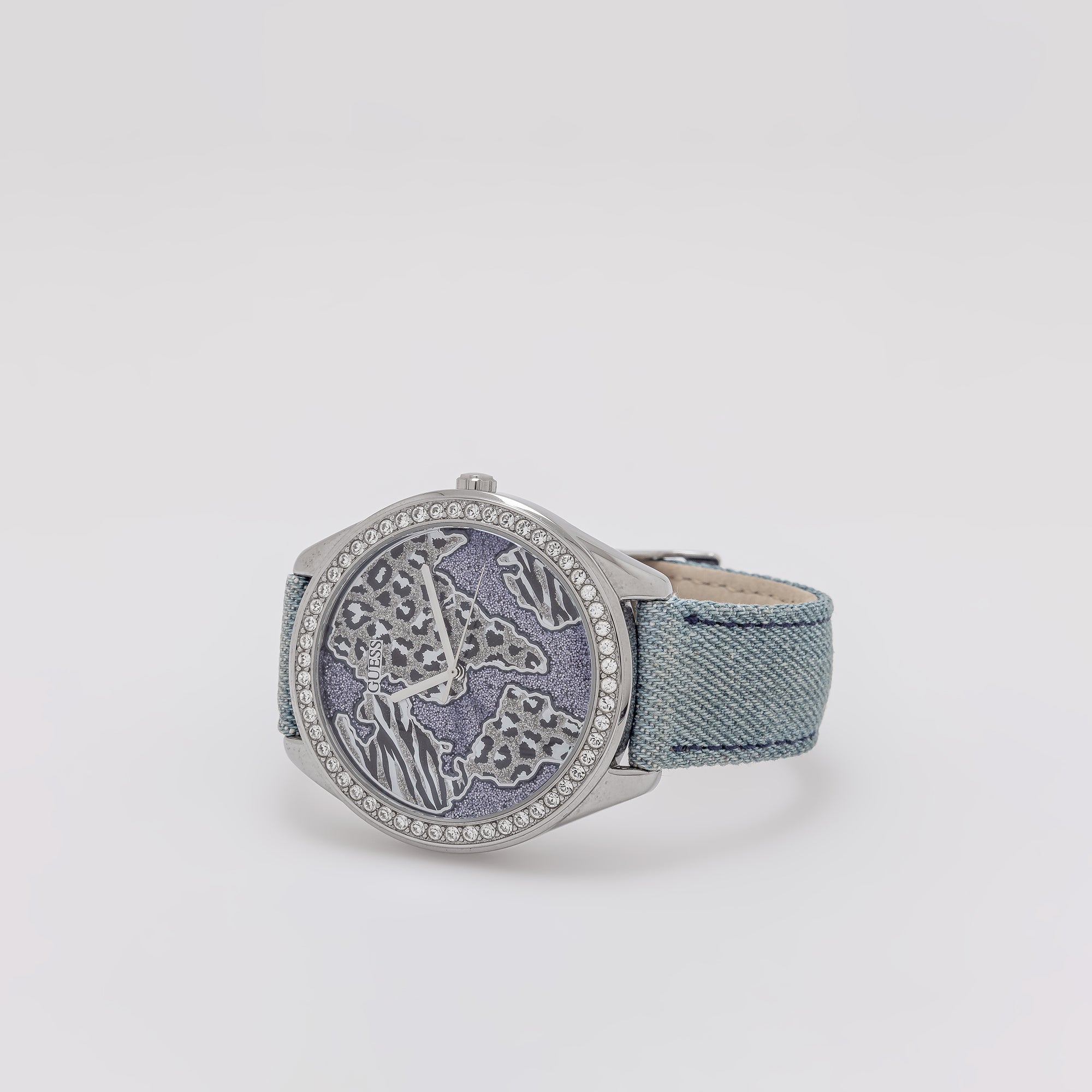 Denim Globe Guess Watch