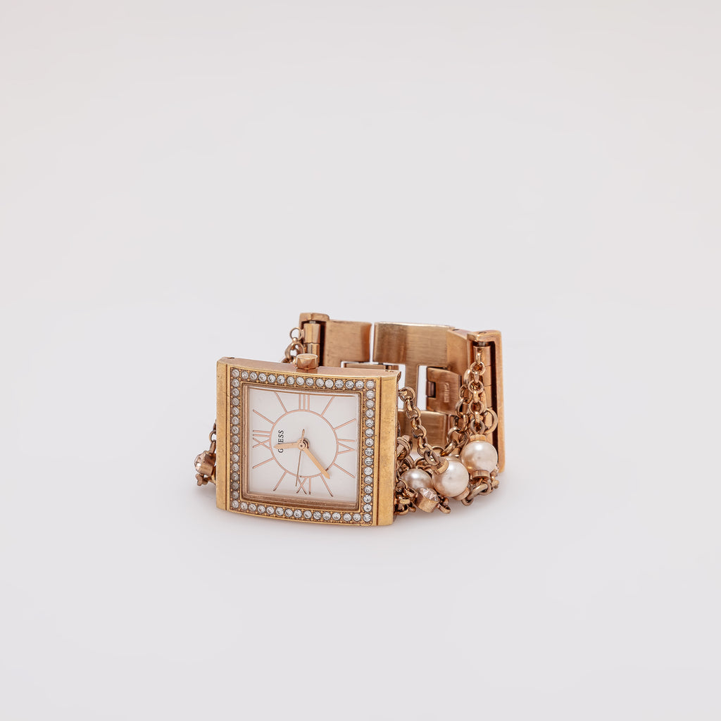 Roku Guess Watch in Rose Gold