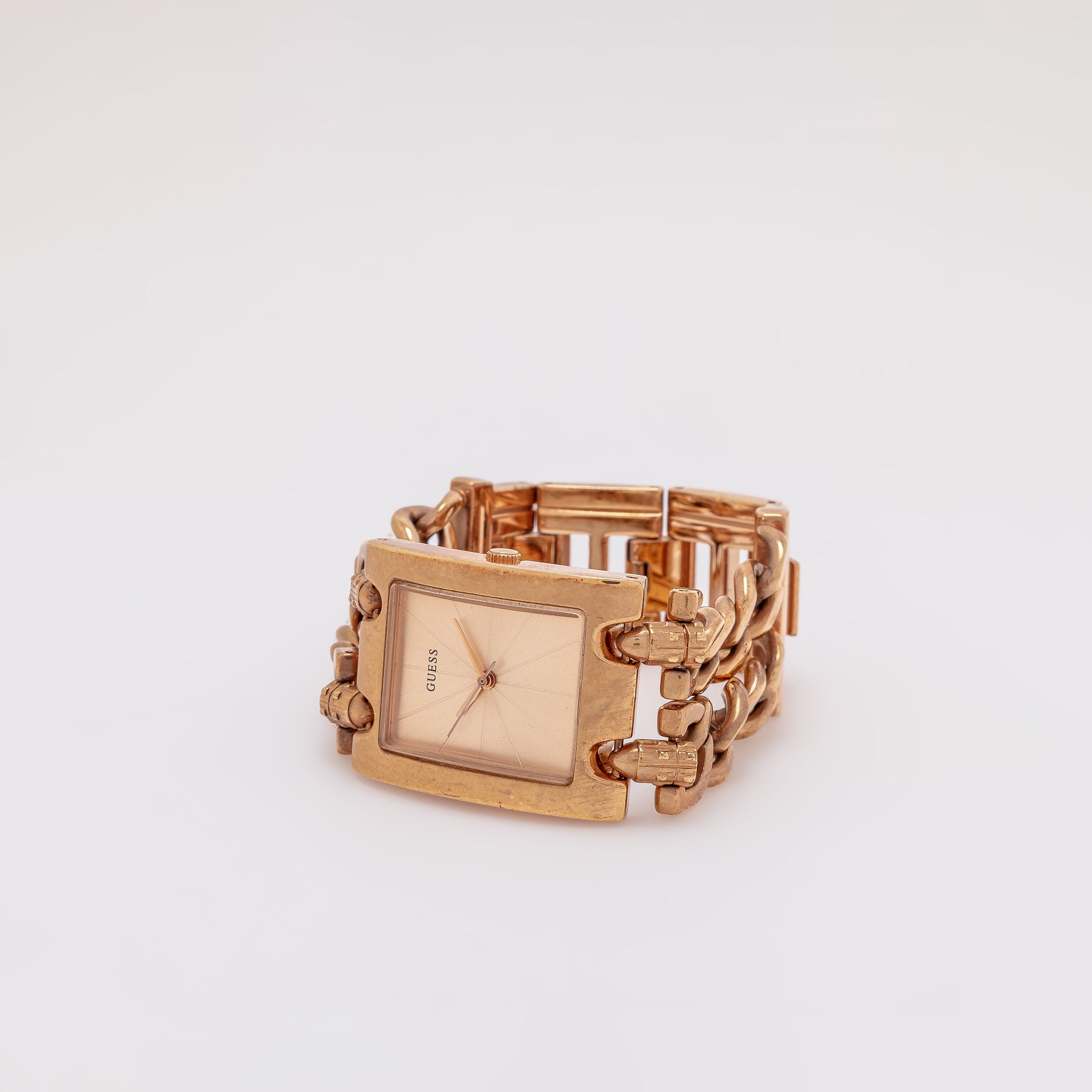 Link Guess Watch in Rose Gold