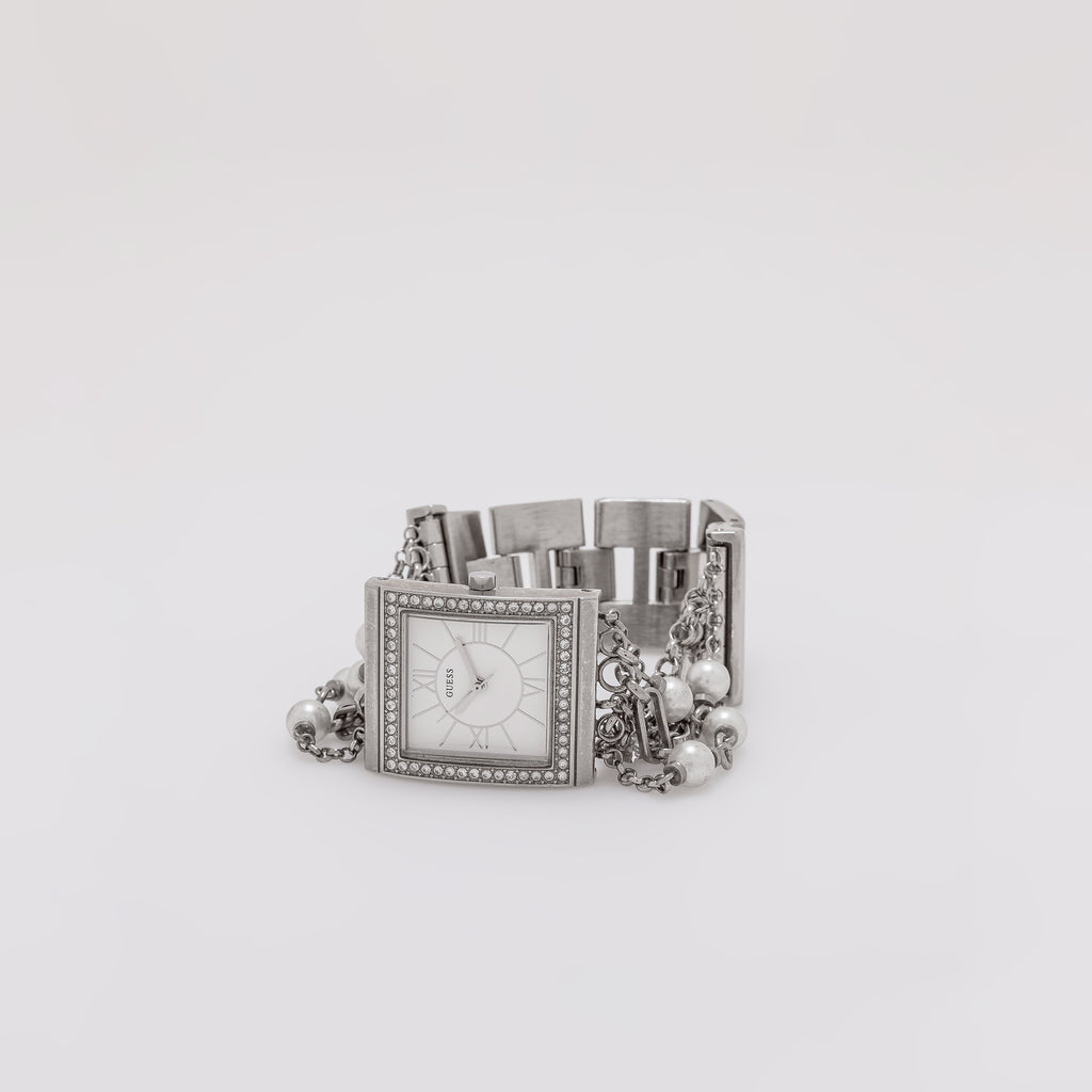 Roku Guess Watch in Silver