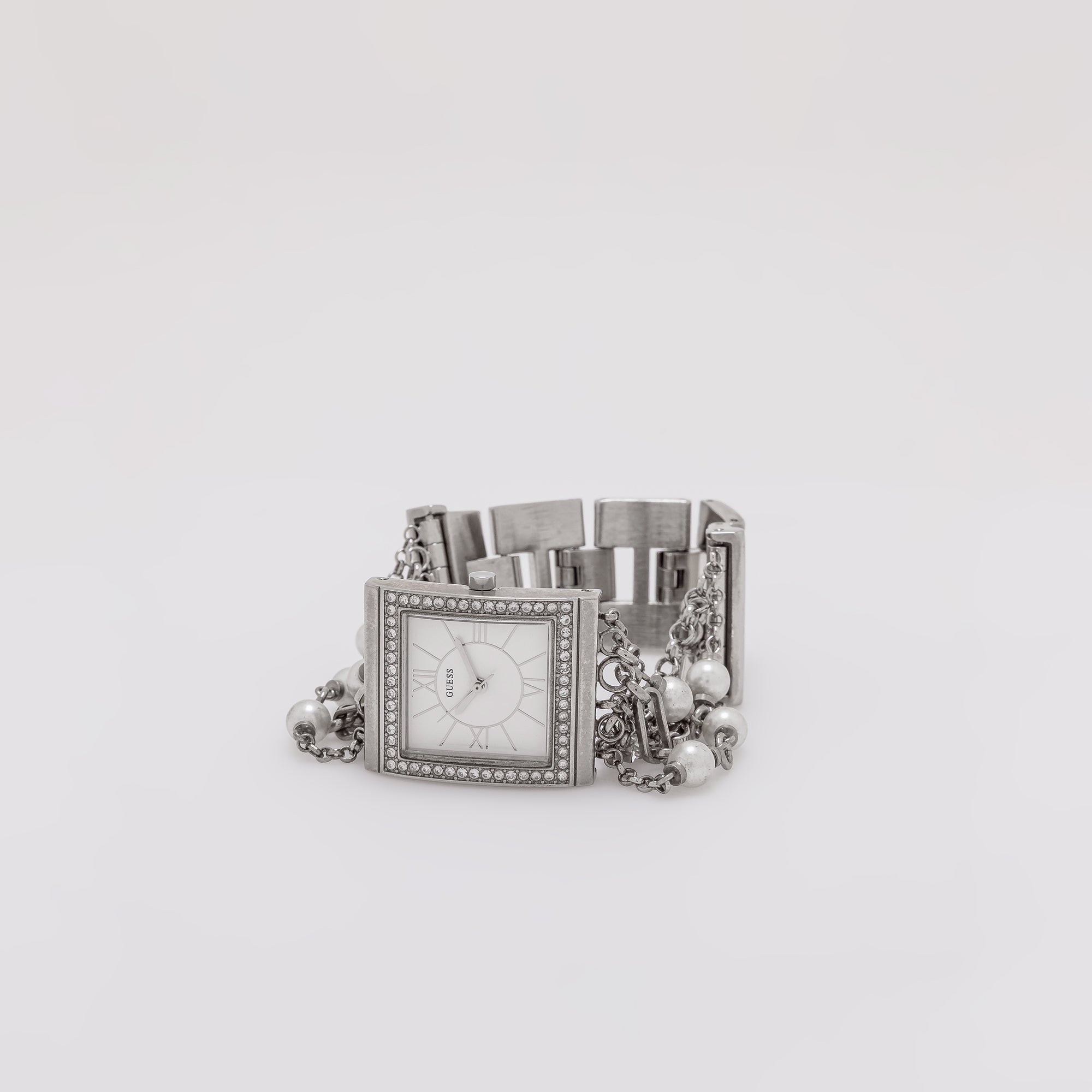 Roku Guess Watch in Silver