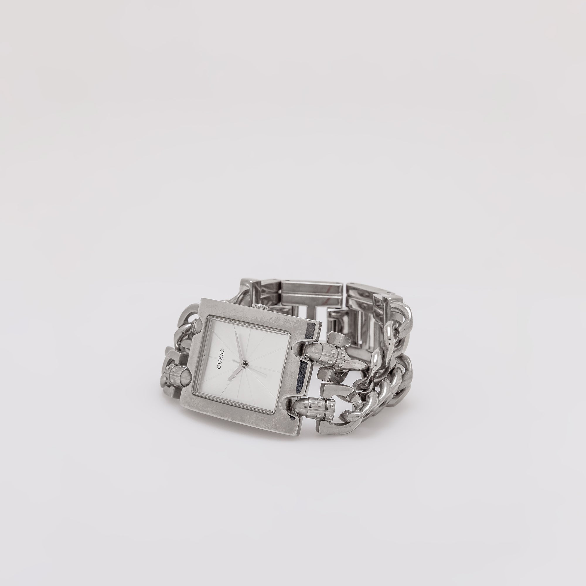 Link Guess Watch in Silver