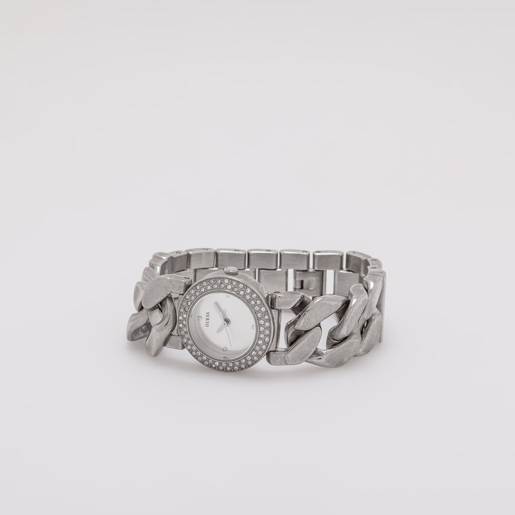 Circle Cuban Link Guess Watch