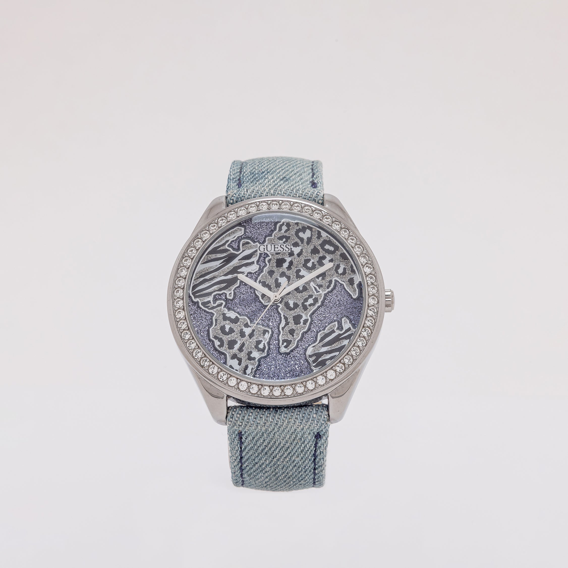 Denim Globe Guess Watch
