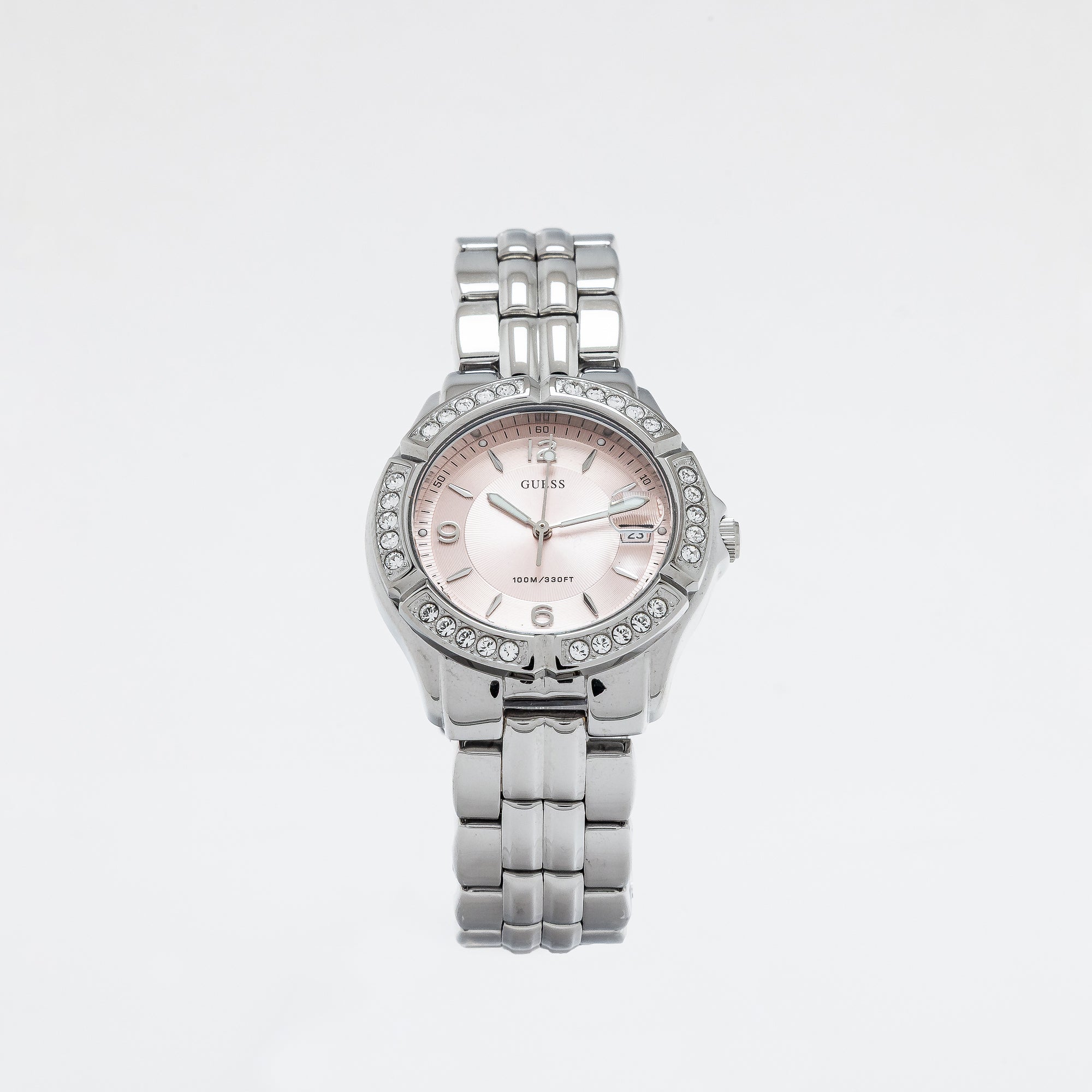 Pink Circle Guess Watch