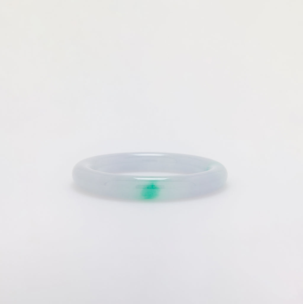 Double Dots Jade Bangle