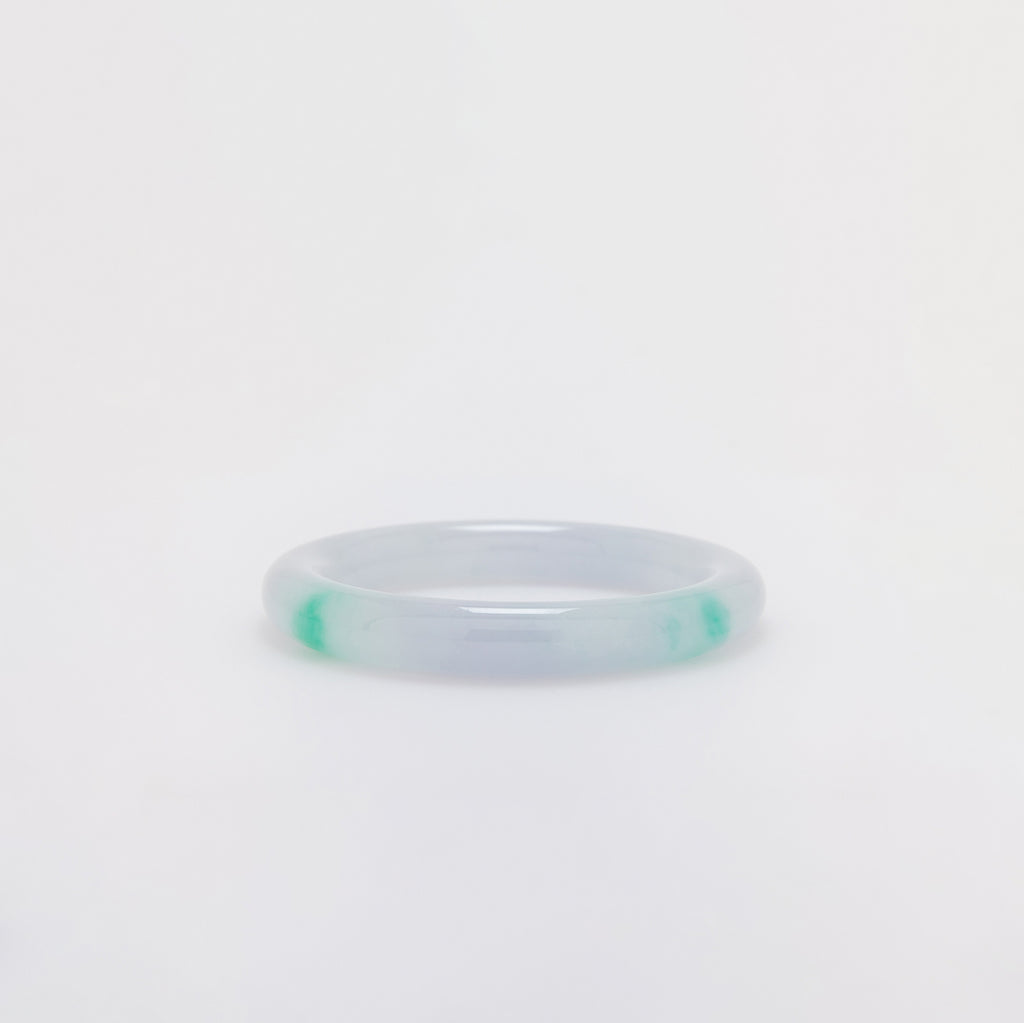 Double Dots Jade Bangle