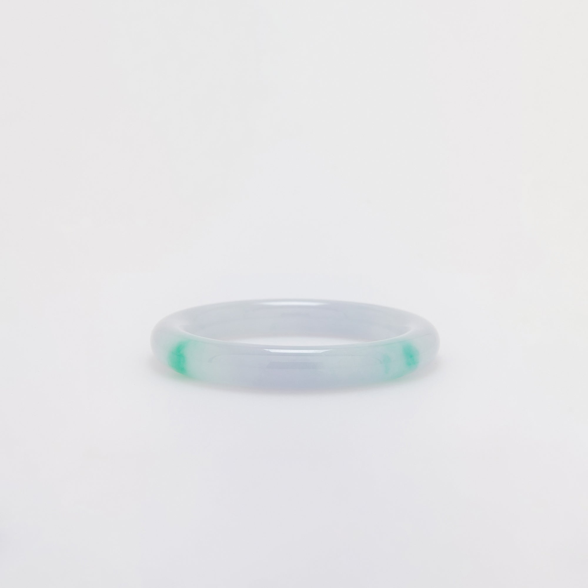 Double Dots Jade Bangle