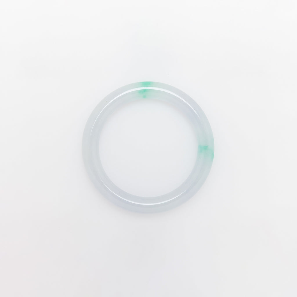 Double Dots Jade Bangle