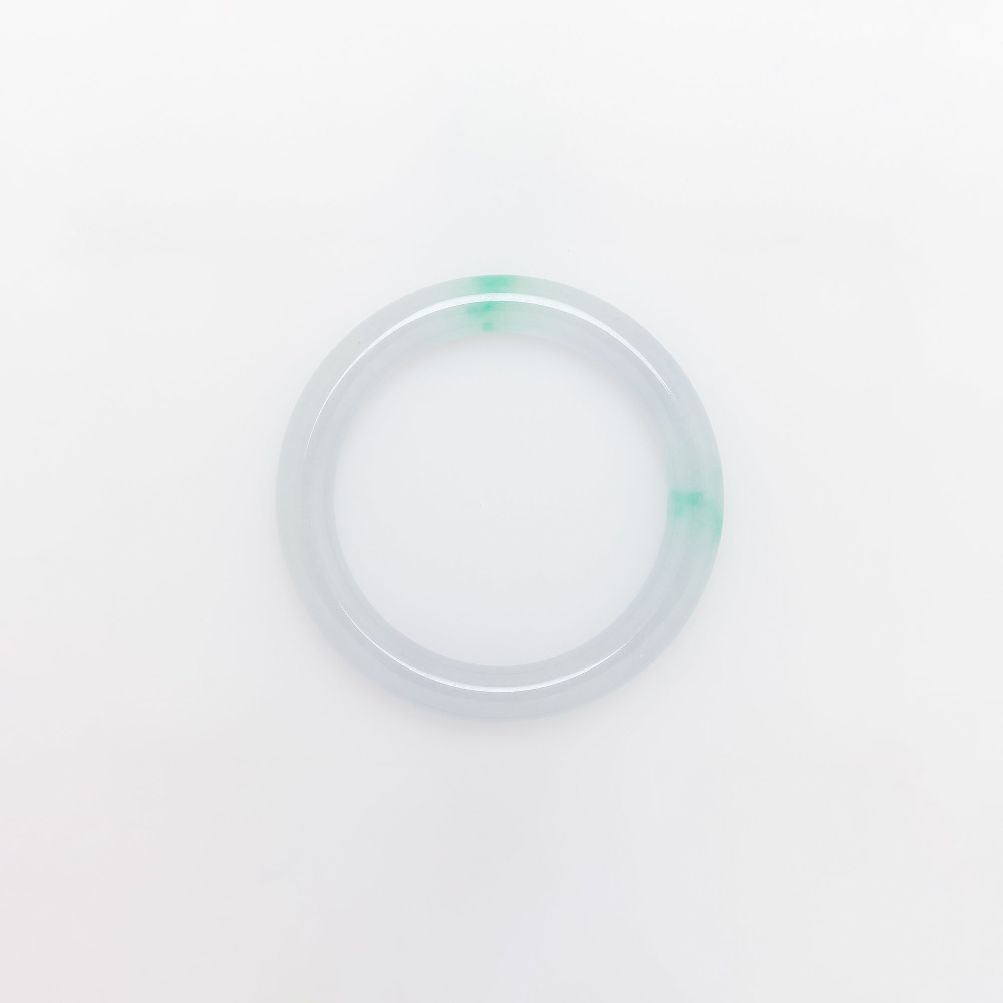 Double Dots Jade Bangle