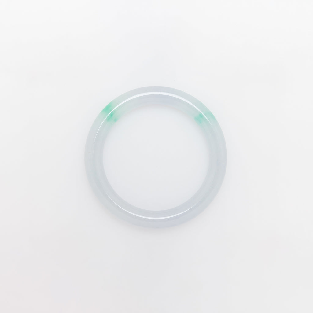 Double Dots Jade Bangle