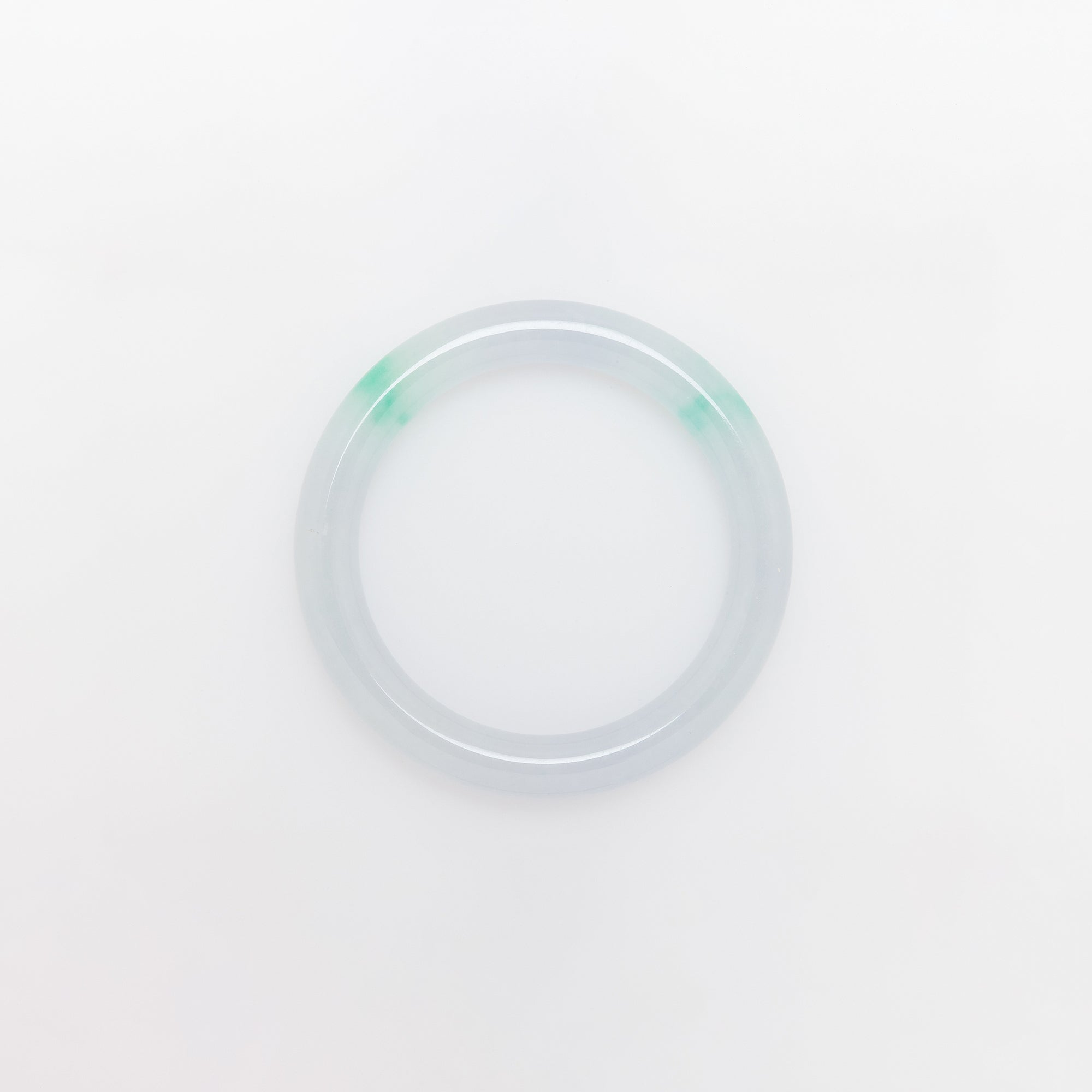 Double Dots Jade Bangle