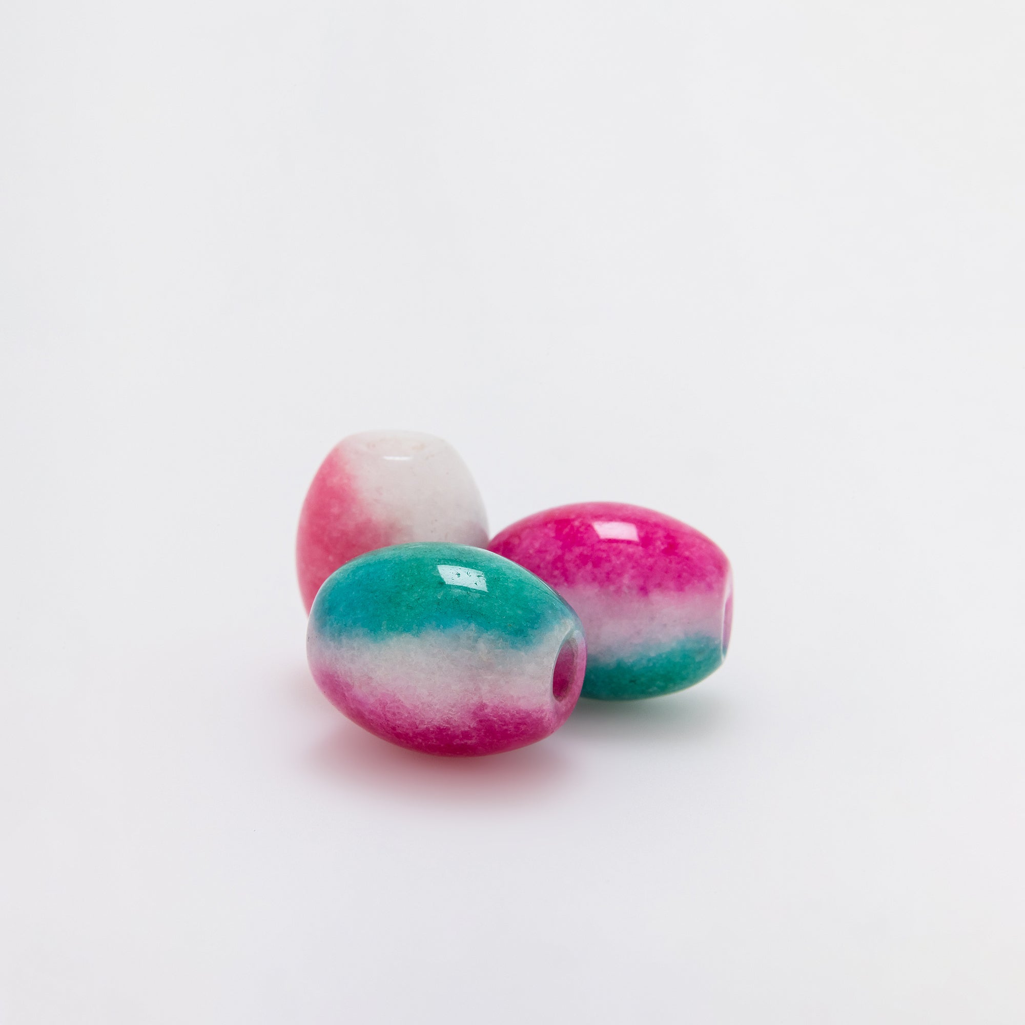 Tricolor Jade Barrel