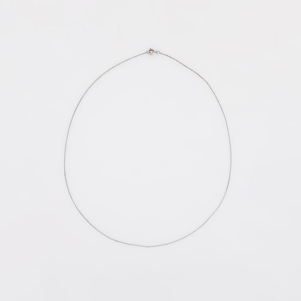 Flat Link Chain Sterling Silver Necklace