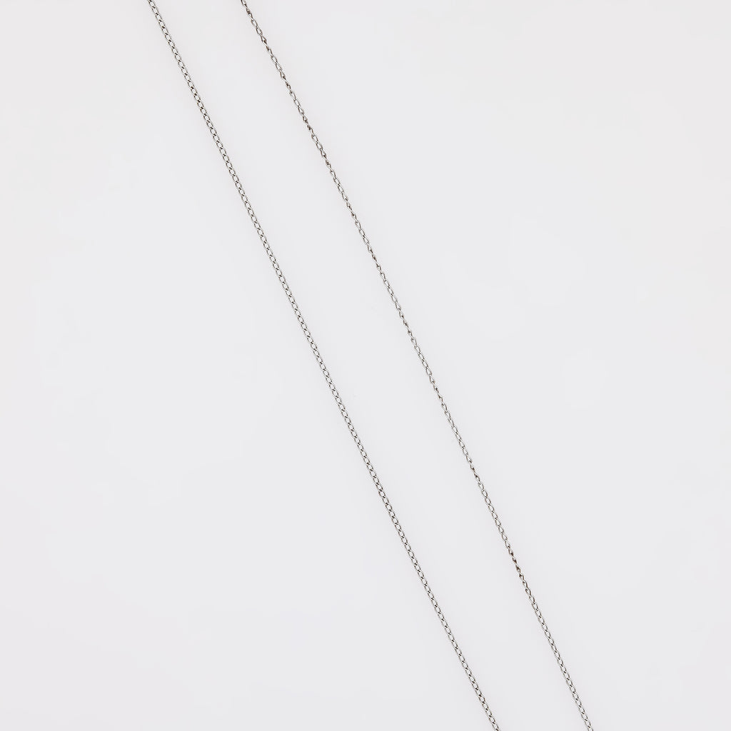Flat Link Chain Sterling Silver Necklace