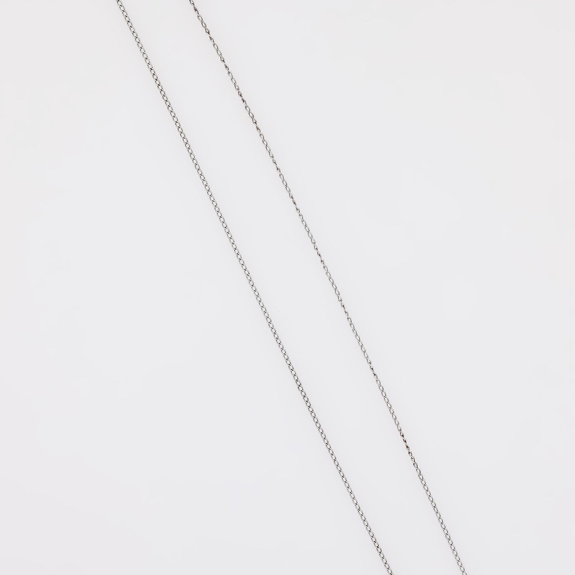 Flat Link Chain Sterling Silver Necklace