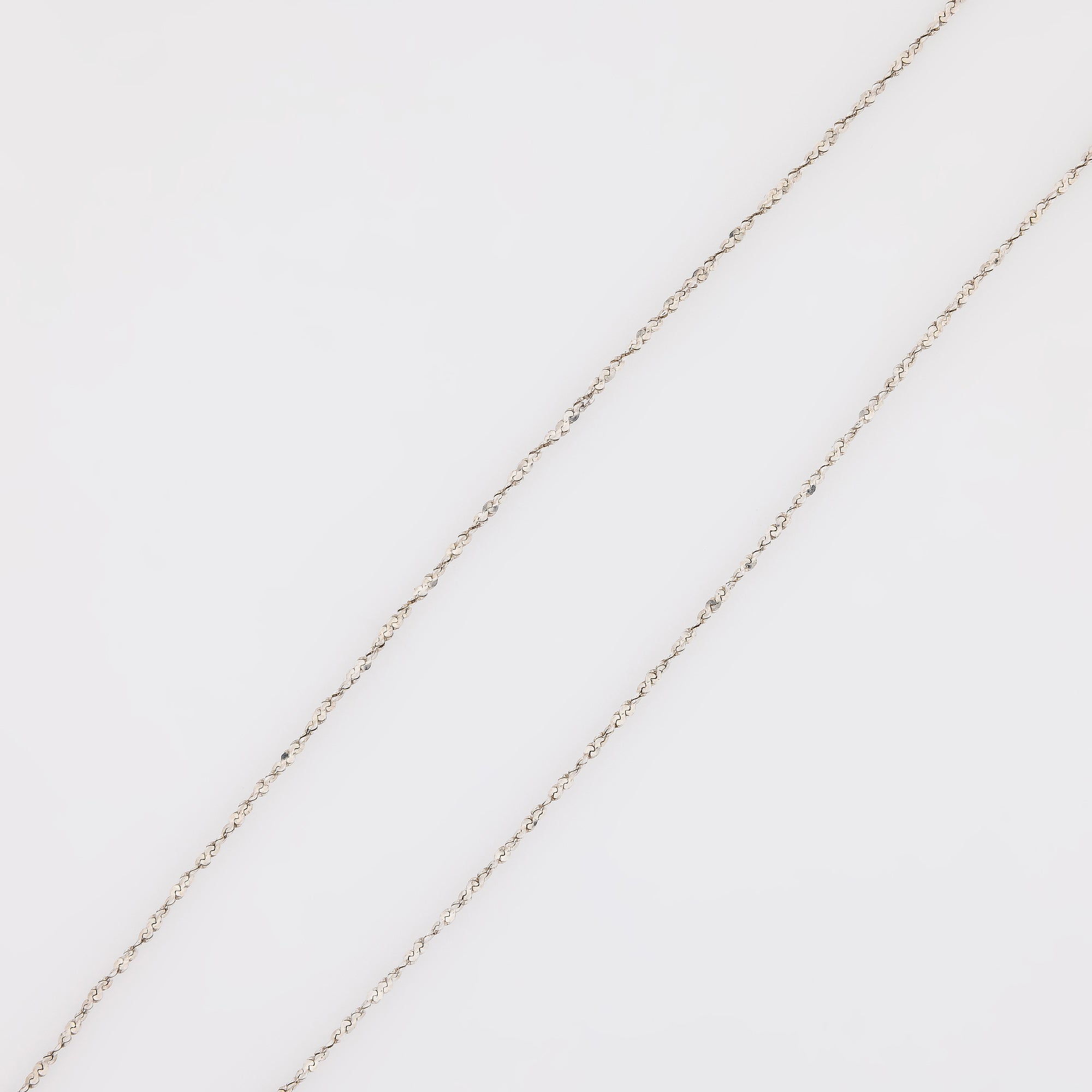 Twisted Discs Sterling Silver Necklace