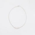 Hibiscus Trio Sterling Silver Necklace