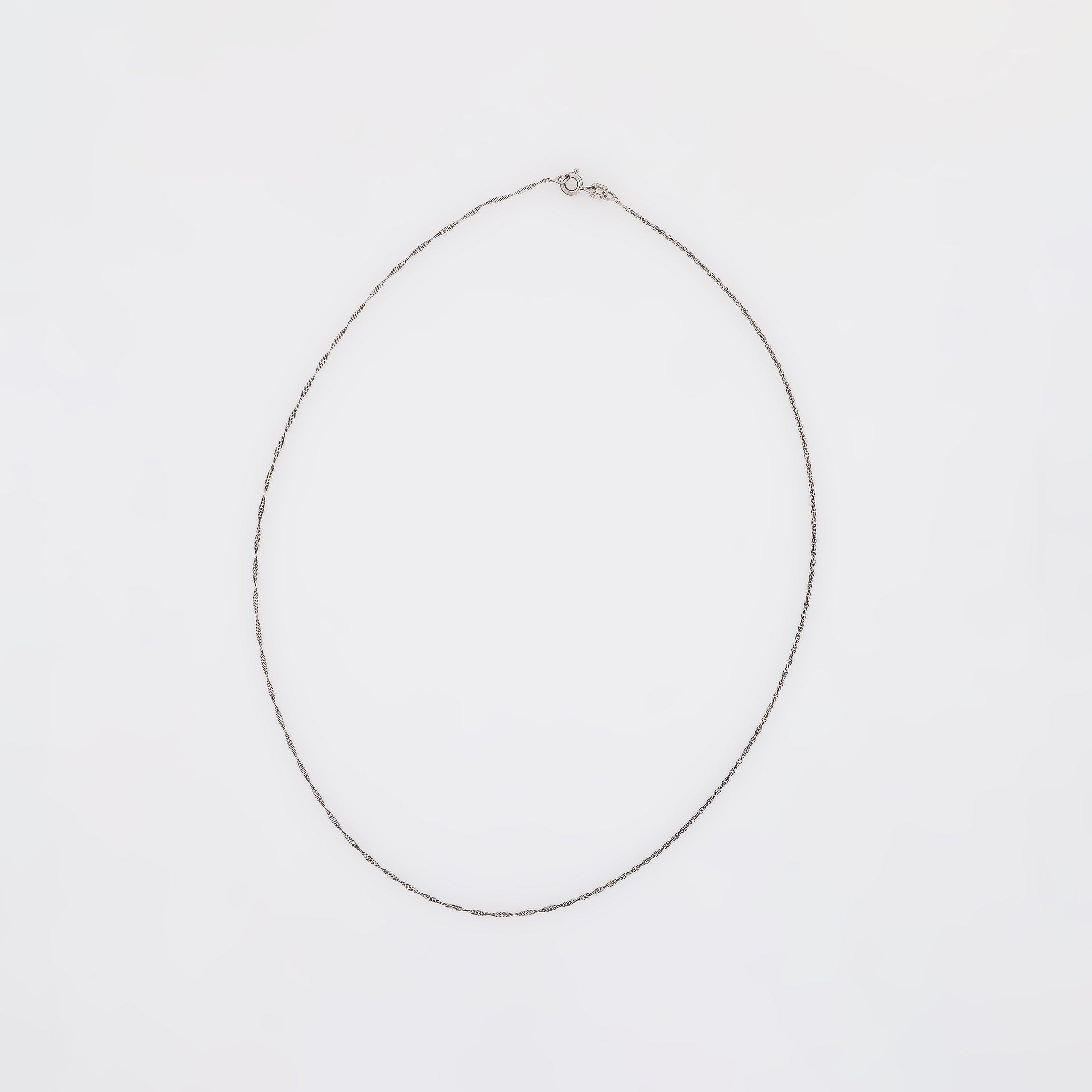 Singapore Sterling Silver Necklace