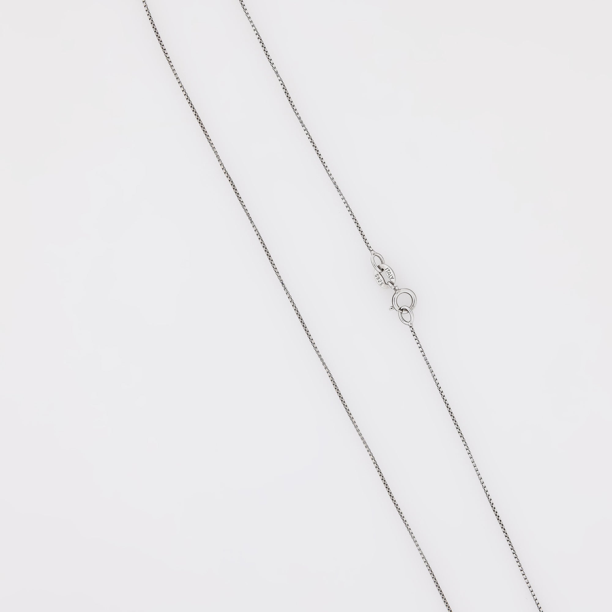 Box Chain Sterling Silver Necklace