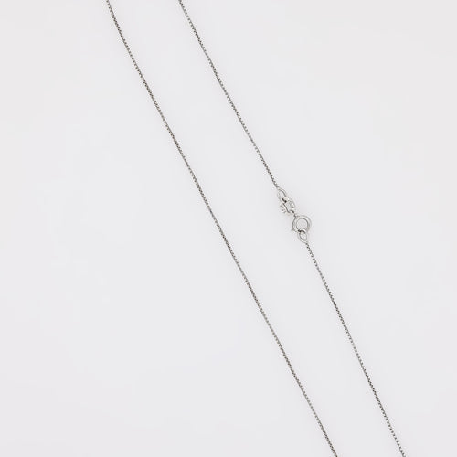 Box Chain Sterling Silver Necklace