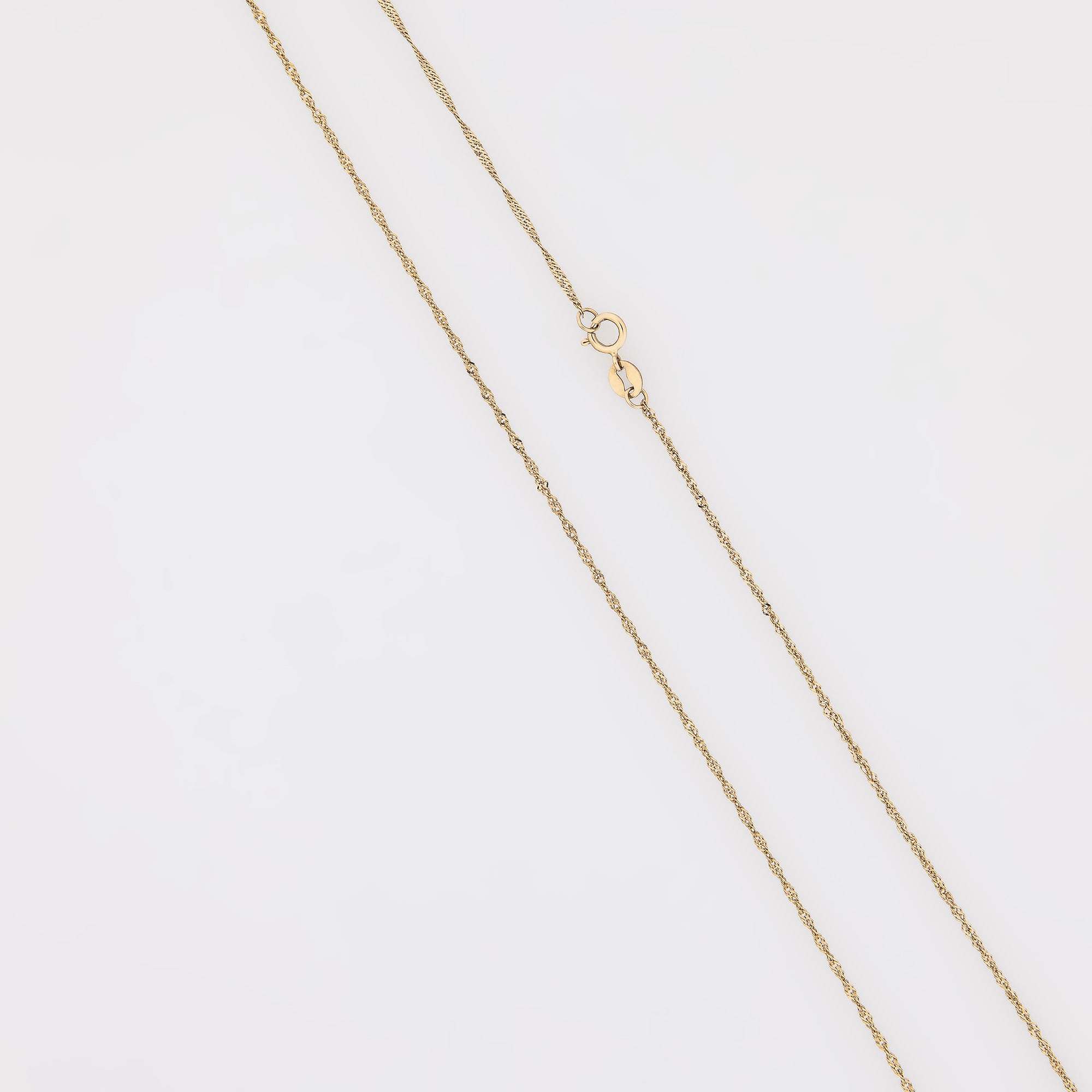 Singapore Chain in 14k Yellow Gold