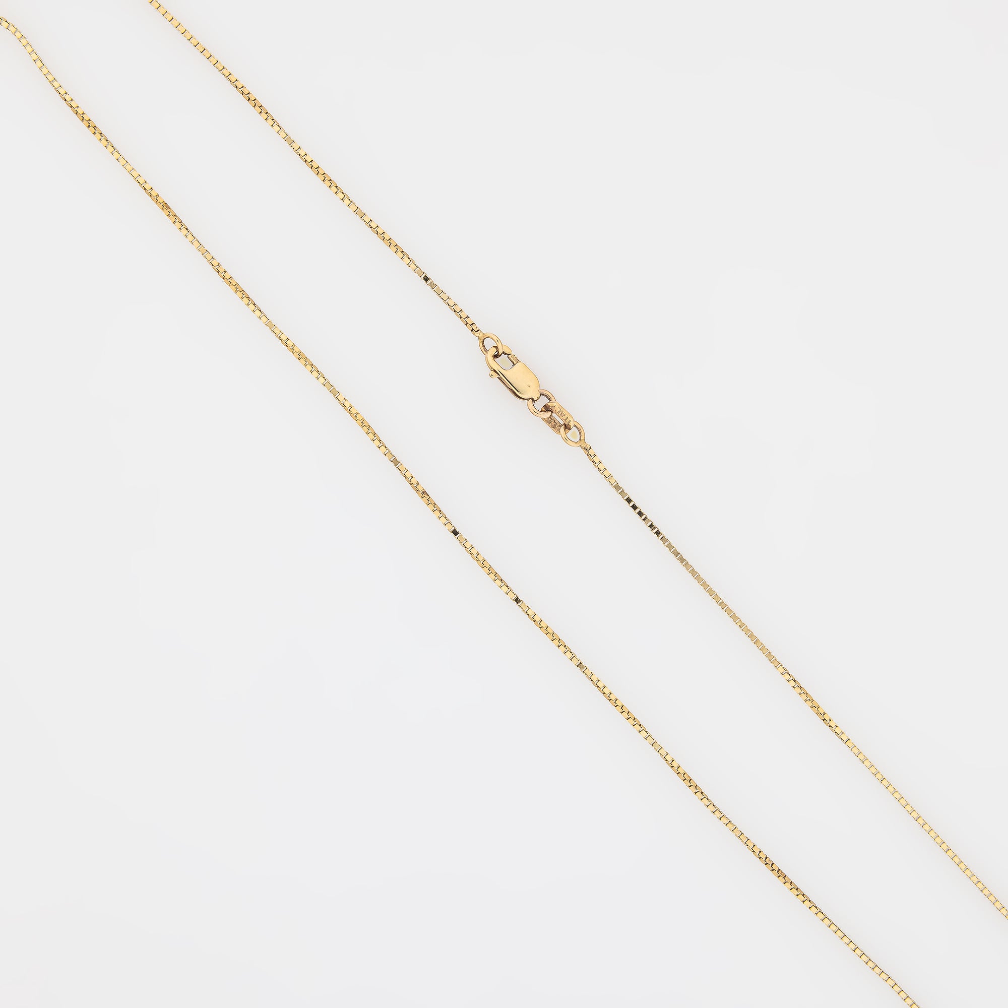 20" Box Chain in 14k Yellow Gold