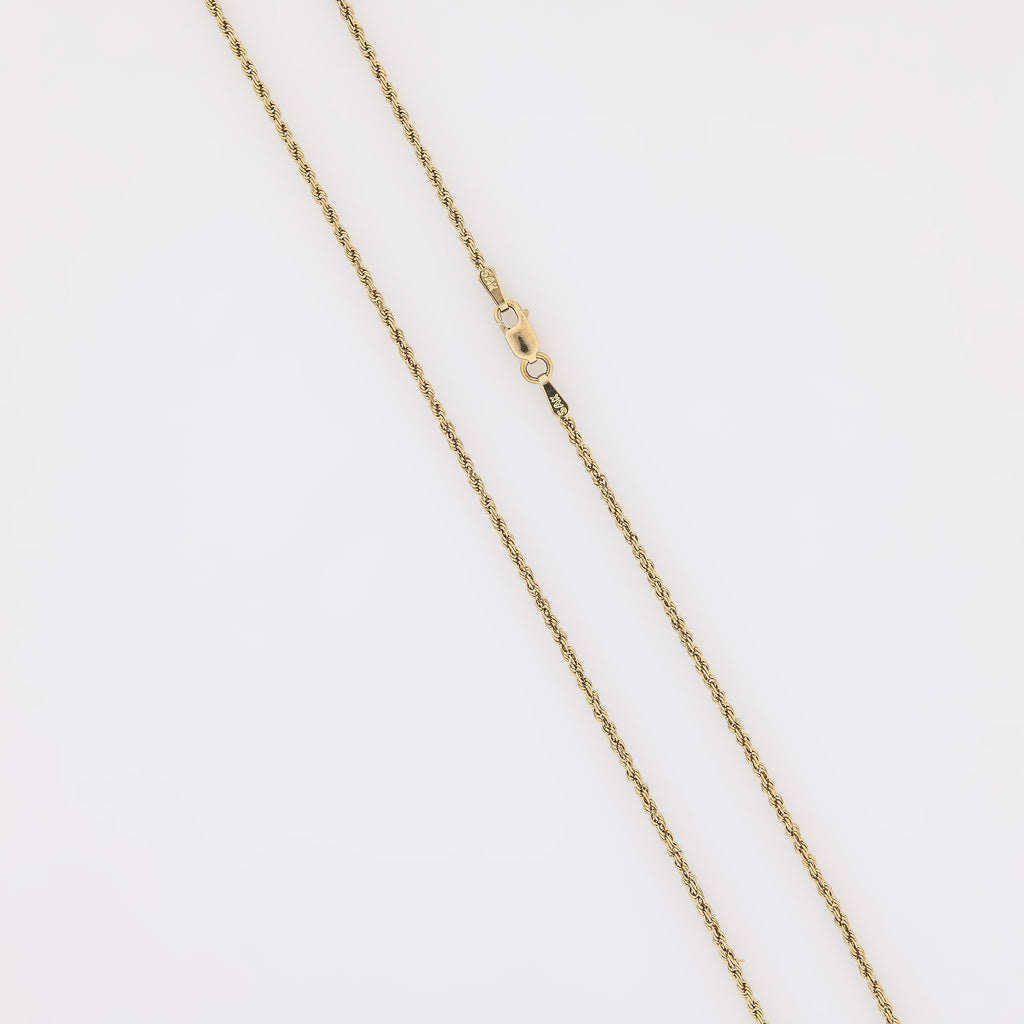 Rope Chain in 14k Yellow Gold