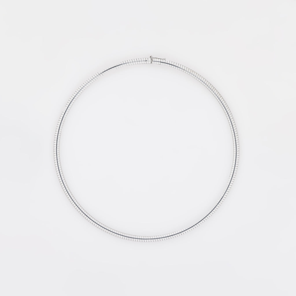 Italian Snake Chain 14k White Gold